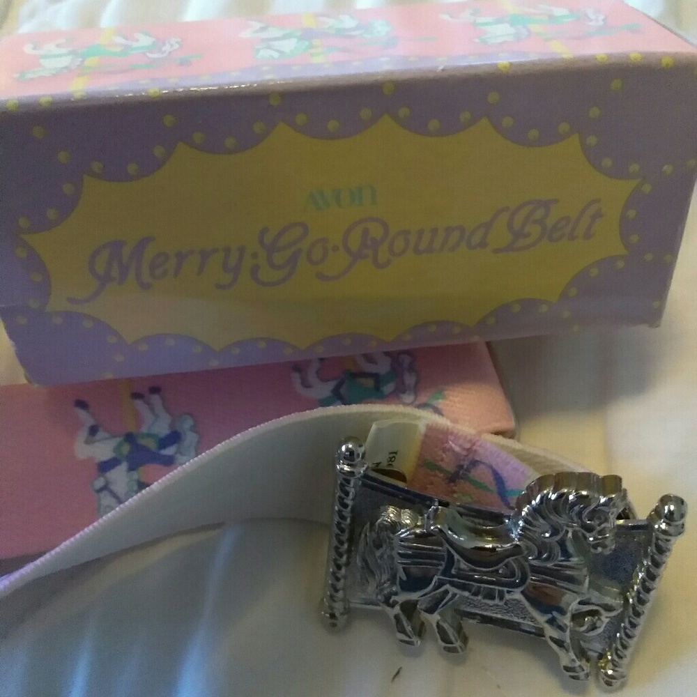Vintage Merry Go Round avon belt
